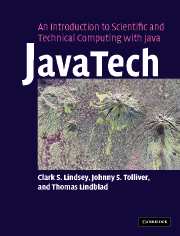 JavaTech: Introduction to Scientific and Technical Computing with Java